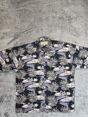 Palm Island Hawaiian Button Up Shirt Size 2XL